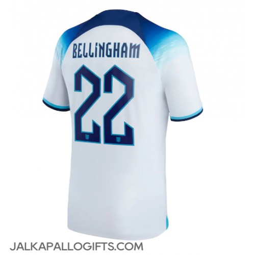 Englanti Jude Bellingham #22 Kotipaita MM-kisat 2022 Lyhythihainen
